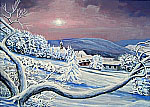 Winter Gemälde 